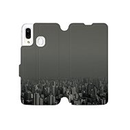 Flip case for Samsung Galaxy A40 - V063P City in grey - Phone Cover