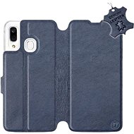 Flip mobile phone case Samsung Galaxy A40 - Blue - leather - Blue Leather - Phone Cover
