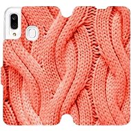 Flip mobile phone case Samsung Galaxy A40 - MK02S Orange sweater pattern - Phone Cover