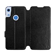 Flip case for Honor 8A in Black&Gray with grey interior - Phone Cover