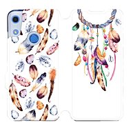 Flip case for Honor 8A - M003S Trap and colourful feathers - Phone Cover
