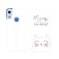 Flip case for Honor 8A - M098P Meow you doing? - Phone Cover