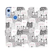 Flip case for Honor 8A - M099P Cats - Phone Cover
