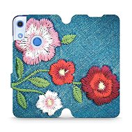 Flip case for Honor 8A - MD05P Denim flowers - Phone Cover