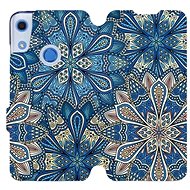 Flip case for Honor 8A - V108P Blue mandala flowers - Phone Cover
