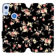 Flip case for Honor 8A - VD02S Flowers on black - Phone Cover