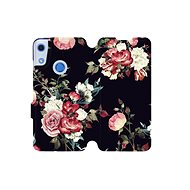 Flip case for Honor 8A - VD11P Rose on black - Phone Cover