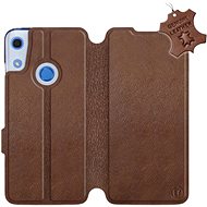 Flip case for Honor 8A - Brown - Leather - Brown Leather - Phone Cover