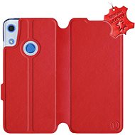 Flip case for Honor 8A - Red - Leather - Red Leather - Phone Cover