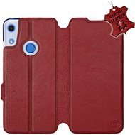 Flip case for Honor 8A - Dark Red - Leather - Dark Red Leather - Phone Cover