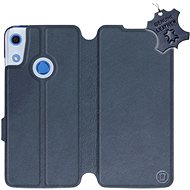 Flip case for Honor 8A - Blue - leather - Blue Leather - Phone Cover