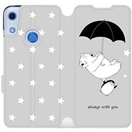 Flip case for Honor 8A - MH08P Bear and penguin - always with you - Phone Cover