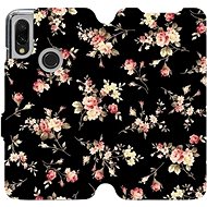 Flip case for Xiaomi Redmi 7 - VD02S Flowers on black - Phone Cover