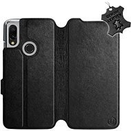 Flip case for Xiaomi Redmi 7 - Black - Leather - Black Leather - Phone Cover