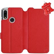 Flip case for Xiaomi Redmi 7 - Red - leather - Red Leather - Phone Cover