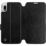 Flip case for Samsung Galaxy A10 in Black&Gray with grey interior - Phone Cover