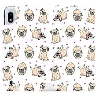 Flip mobile phone case Samsung Galaxy A10 - M097P Pugs - Phone Cover