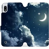 Flip case for mobile Samsung Galaxy A10 - V145P Night sky with moon - Phone Cover