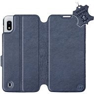 Flip mobile phone case Samsung Galaxy A10 - Blue - leather - Blue Leather - Phone Cover
