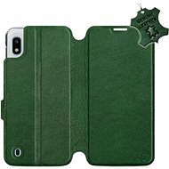 Flip case for Samsung Galaxy A10 - Green - leather - Green Leather - Phone Cover