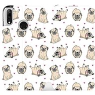 Flip mobile phone case Huawei Y7 2019 - M097P Pugs - Phone Cover