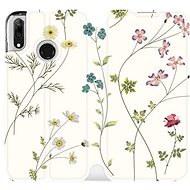Flip mobile phone case Huawei Y7 2019 - MD03S Thin plants with flowers - Phone Cover
