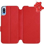 Flip mobile phone case Huawei Y6 2019 - Red - leather - Red Leather - Phone Cover