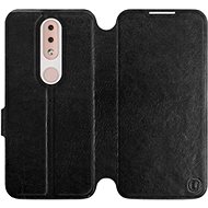 Flip case for Nokia 4.2 in Black&Gray with grey interior - Phone Cover