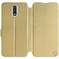 Flip case for Nokia 3.2 in Gold&Gray with grey interior - Phone Cover