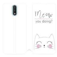 Flip mobile phone case Nokia 3.2 - M098P Meow you doing? - Phone Cover