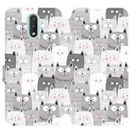 Flip mobile phone case Nokia 3.2 - M099P Cats - Phone Cover