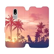 Flip mobile phone case Nokia 3.2 - M134P Palms and pink sky - Phone Cover
