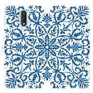 Flip mobile phone case Nokia 3.2 - ME01P Blue floral patterns - Phone Cover