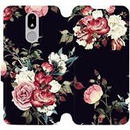 Flip mobile phone case Nokia 3.2 - VD11P Rose on black - Phone Cover