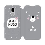 Flip mobile phone case Nokia 3.2 - MH06P Be brave - more hugs - Phone Cover