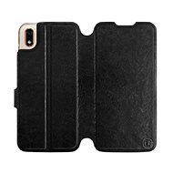 Flip case for Honor 8S in Black&Gray with grey interior - Phone Cover