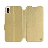 Flip case for Honor 8S in Gold&Gray with grey interior - Phone Cover