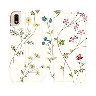 Flip case for Honor 8S - MD03S Thin plants with flowers - Phone Cover
