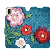 Flip case for Honor 8S - MD05P Denim flowers - Phone Cover