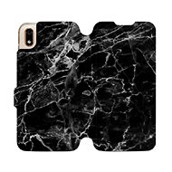 Flip case for Honor 8S - V056P Black Marble - Phone Cover
