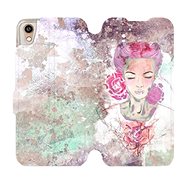 Flip case for Honor 8S - MF15S Lady with pink hair - Phone Cover