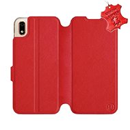 Flip case for Honor 8S - Red - Leather - Red Leather - Phone Cover