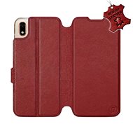 Flip case for Honor 8S - Dark Red - Leather - Dark Red Leather - Phone Cover