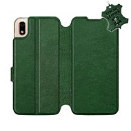Flip case for Honor 8S - Green - Leather - Green Leather - Phone Cover
