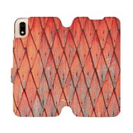 Flip case for Honor 8S - MK01S Orange wood pattern - Phone Cover