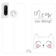 Flip mobile phone case Huawei P30 Lite - M098P Meow you doing? - Phone Cover