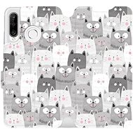Flip mobile phone case Huawei P30 Lite - M099P Cats - Phone Cover