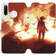 Flip case for mobile Huawei P30 Lite - MA06S Figure on fire - Phone Cover