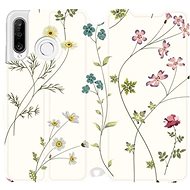 Flip mobile phone case Huawei P30 Lite - MD03S Thin plants with flowers - Phone Cover