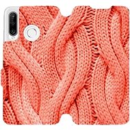 Flip mobile phone case Huawei P30 Lite - MK02S Orange sweater pattern - Phone Cover